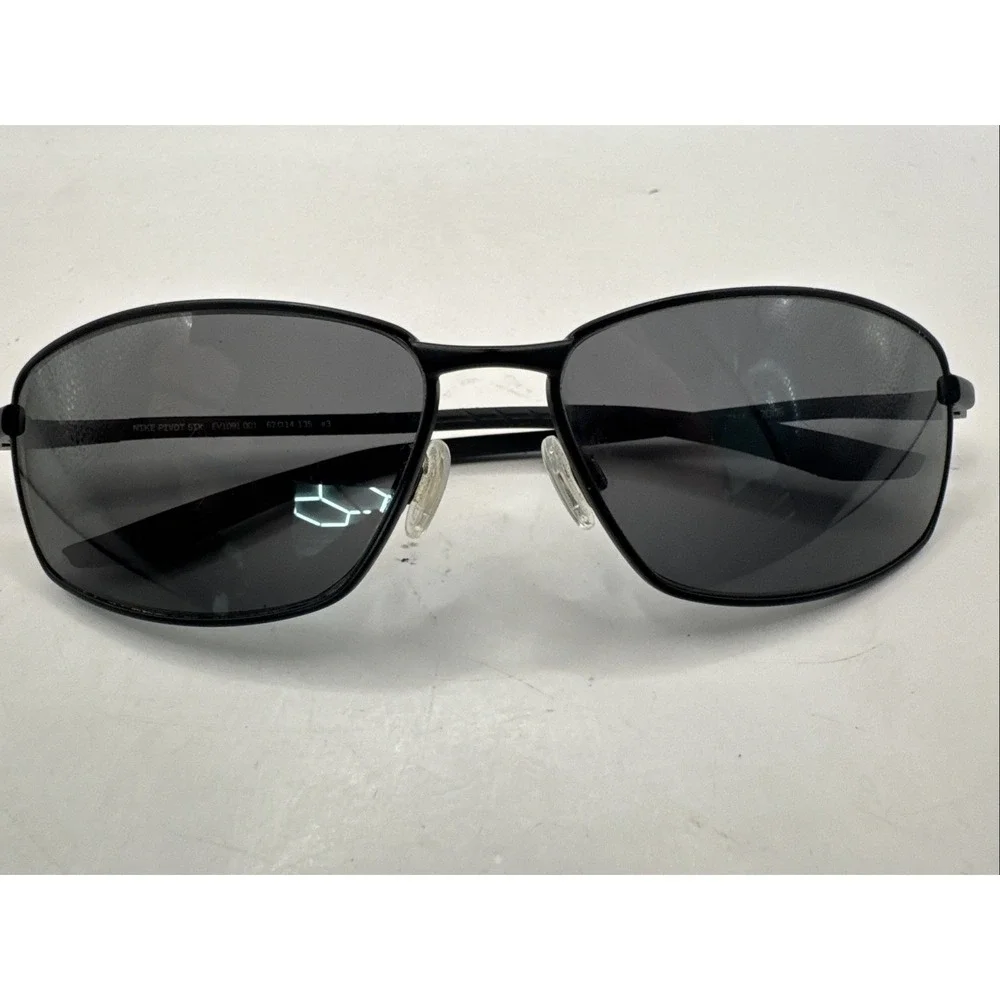 Nike Eyeglasses Frames PIVOT SIX EV1091 001 Black Square Full Rim 62-14-135